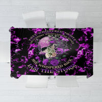 Rose Skull Tablecloth She Whispered Back I am The Storm - Wonder Print Shop