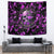 Rose Skull Tapestry She Whispered Back I am The Storm - Wonder Print Shop