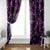 Rose Skull Window Curtain She Whispered Back I am The Storm - Wonder Print Shop