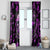 Rose Skull Window Curtain She Whispered Back I am The Storm - Wonder Print Shop