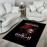 Witch Skull Area Rug In A World Full Of Princess Be A Witch - Wonder Print Shop