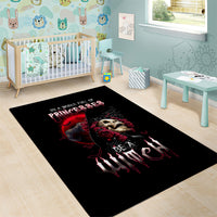 Witch Skull Area Rug In A World Full Of Princess Be A Witch - Wonder Print Shop