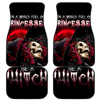 Witch Skull Car Mats In A World Full Of Princess Be A Witch - Wonder Print Shop