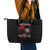 Witch Skull Leather Tote Bag In A World Full Of Princess Be A Witch - Wonder Print Shop