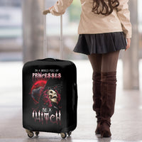 Witch Skull Luggage Cover In A World Full Of Princess Be A Witch - Wonder Print Shop
