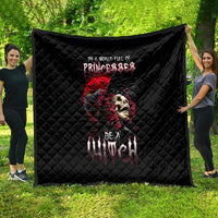 Witch Skull Quilt In A World Full Of Princess Be A Witch - Wonder Print Shop