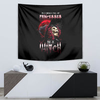Witch Skull Tapestry In A World Full Of Princess Be A Witch - Wonder Print Shop