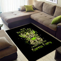 Tinker Fairy Skull Area Rug My Next Life I Want To Be Karma Fairy - Wonder Print Shop