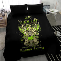 Tinker Fairy Skull Bedding Set My Next Life I Want To Be Karma Fairy - Wonder Print Shop