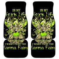 Tinker Fairy Skull Car Mats My Next Life I Want To Be Karma Fairy - Wonder Print Shop
