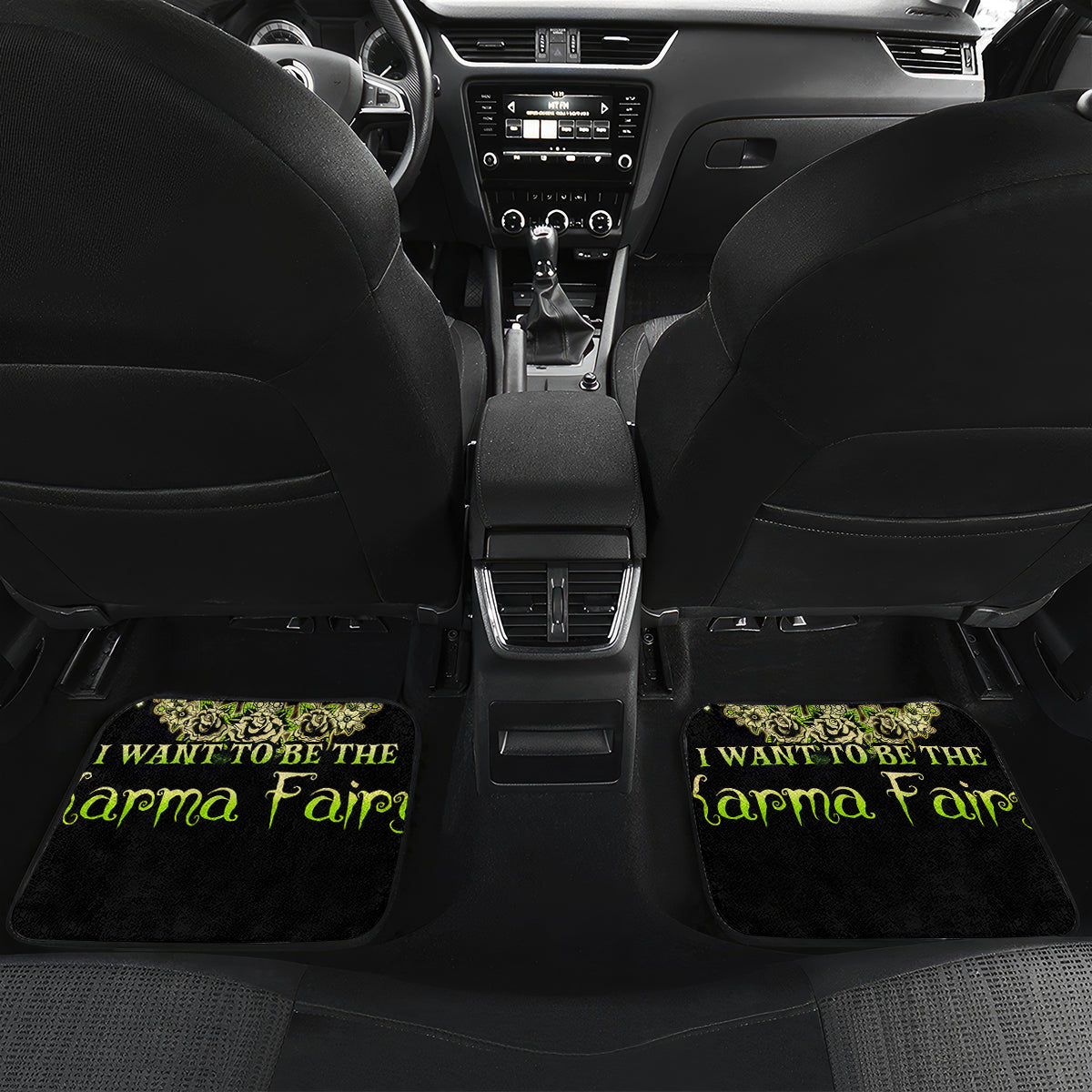 Tinker Fairy Skull Car Mats My Next Life I Want To Be Karma Fairy - Wonder Print Shop