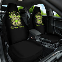 Tinker Fairy Skull Car Seat Cover My Next Life I Want To Be Karma Fairy - Wonder Print Shop