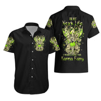Tinker Fairy Skull Hawaiian Shirt My Next Life I Want To Be Karma Fairy - Wonder Print Shop
