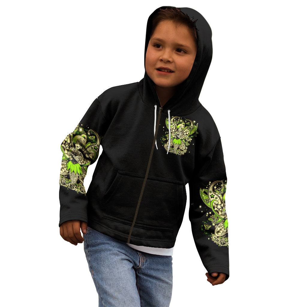 Tinker Fairy Skull Kid Hoodie My Next Life I Want To Be Karma Fairy - Wonder Print Shop