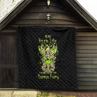 Tinker Fairy Skull Quilt My Next Life I Want To Be Karma Fairy - Wonder Print Shop