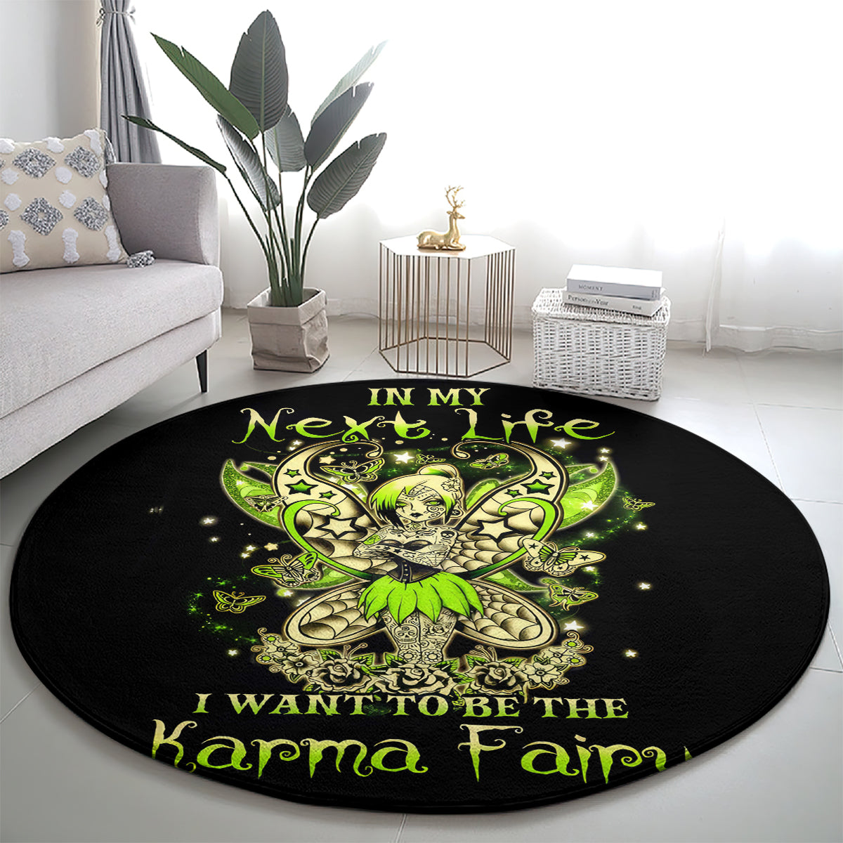 tinker-fairy-skull-round-carpet-my-next-life-i-want-to-be-karma-fairy