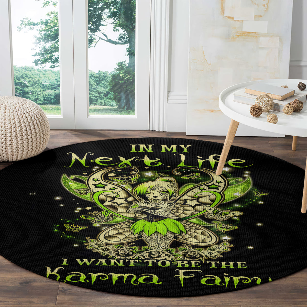 tinker-fairy-skull-round-carpet-my-next-life-i-want-to-be-karma-fairy