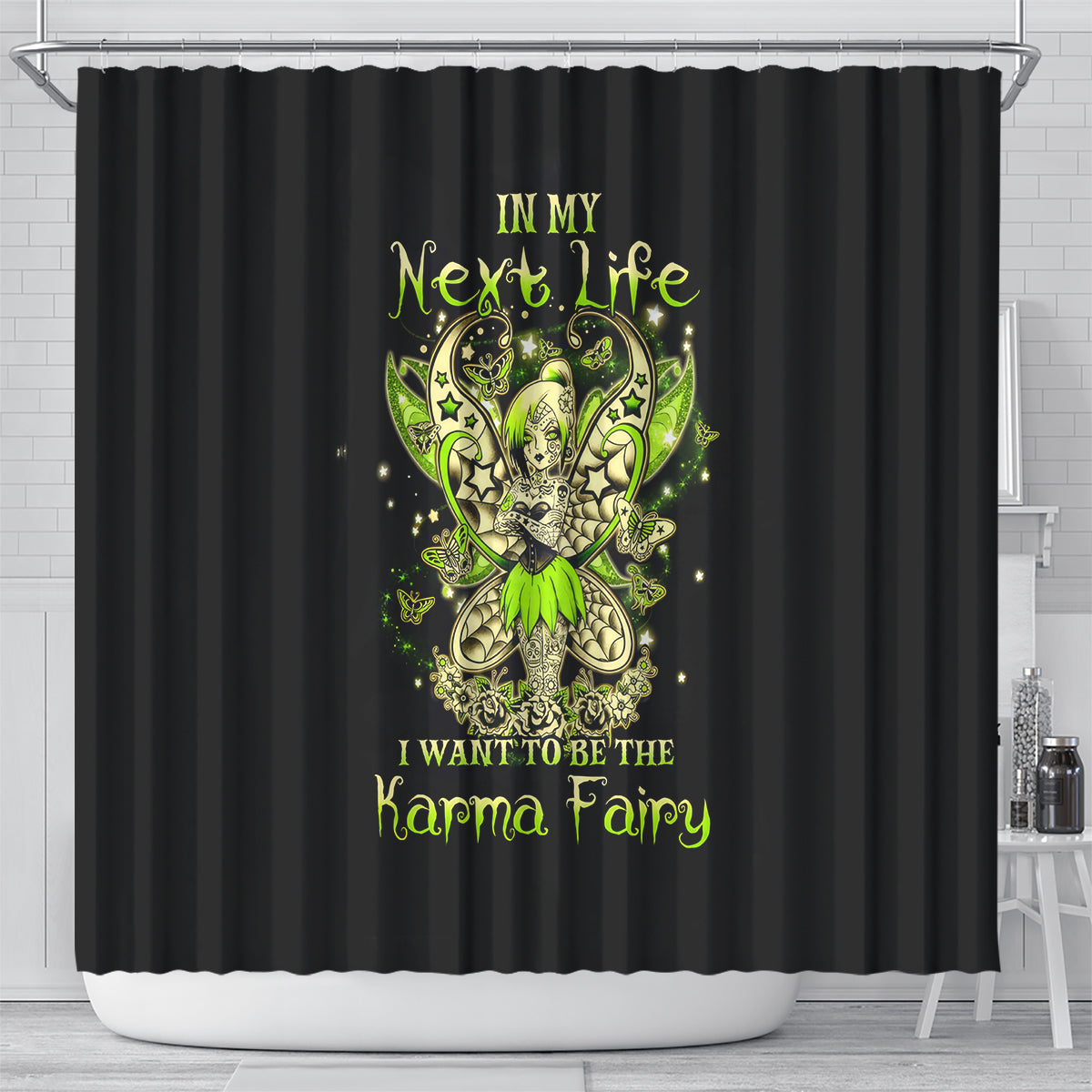 tinker-fairy-skull-shower-curtain-my-next-life-i-want-to-be-karma-fairy