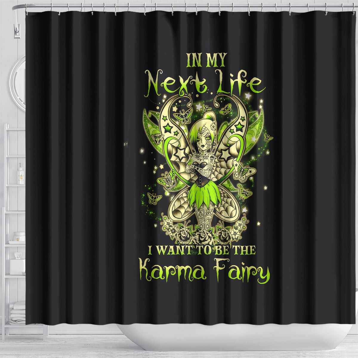 tinker-fairy-skull-shower-curtain-my-next-life-i-want-to-be-karma-fairy