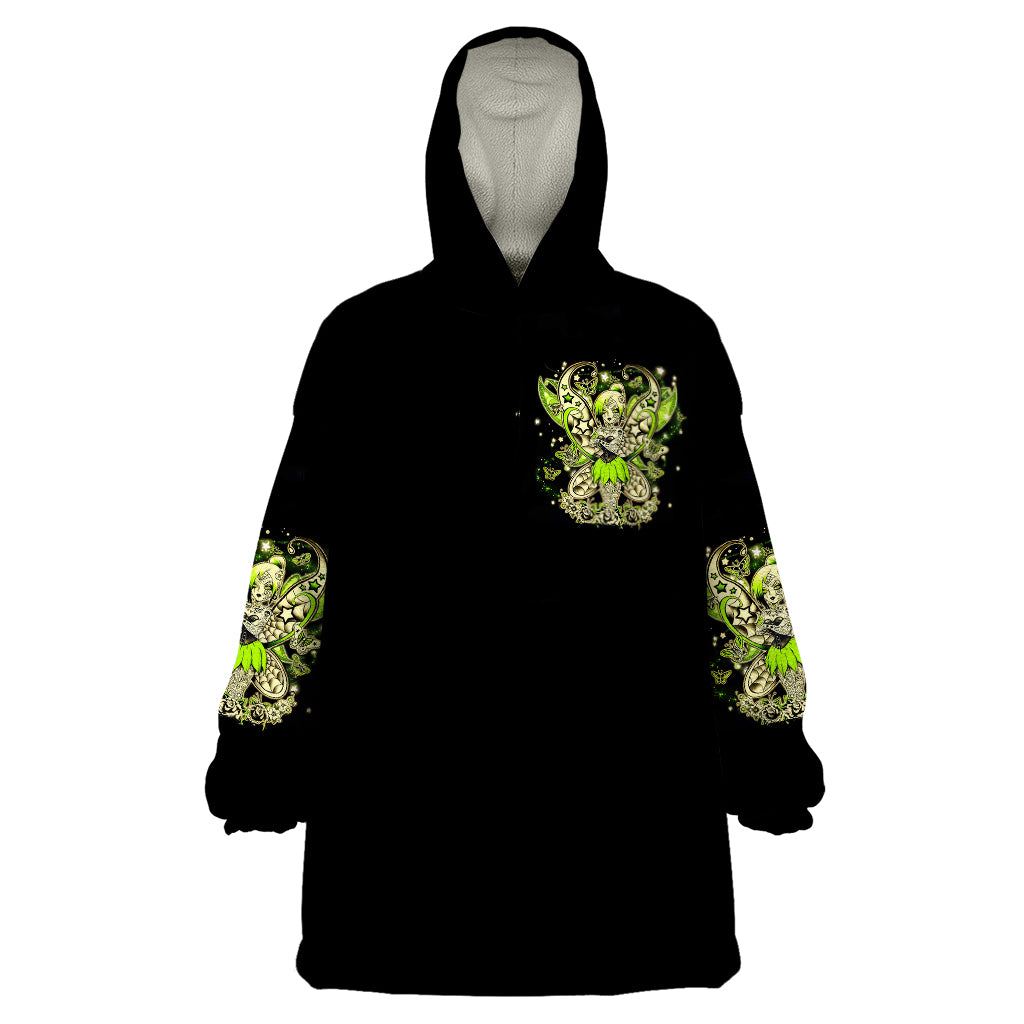 Tinker Fairy Skull Wearable Blanket Hoodie My Next Life I Want To Be Karma Fairy - Wonder Print Shop
