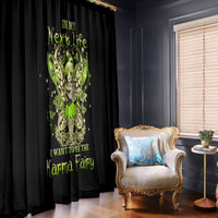 Tinker Fairy Skull Window Curtain My Next Life I Want To Be Karma Fairy - Wonder Print Shop