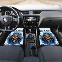 Death Skull Car Mats Walk Away I Have Anger Issues And Dislike For Stupod People - Wonder Print Shop