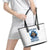 Death Skull Leather Tote Bag Walk Away I Have Anger Issues And Dislike For Stupod People - Wonder Print Shop