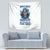 Death Skull Tapestry Walk Away I Have Anger Issues And Dislike For Stupod People - Wonder Print Shop