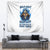 Death Skull Tapestry Walk Away I Have Anger Issues And Dislike For Stupod People - Wonder Print Shop