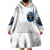 Death Skull Wearable Blanket Hoodie Walk Away I Have Anger Issues And Dislike For Stupod People - Wonder Print Shop