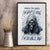 Death Skull Canvas Wall Art When I'm Good I God's Son But When I'm Bad I'm Devil's Dad - Wonder Print Shop