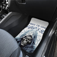 Death Skull Car Mats When I'm Good I God's Son But When I'm Bad I'm Devil's Dad - Wonder Print Shop
