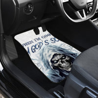 Death Skull Car Mats When I'm Good I God's Son But When I'm Bad I'm Devil's Dad - Wonder Print Shop
