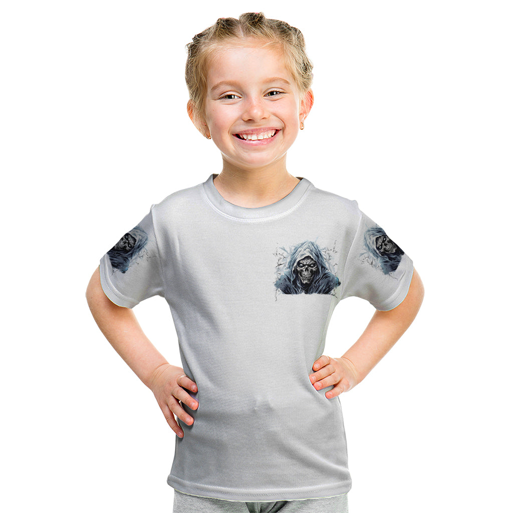 Death Skull Kid T Shirt When I'm Good I God's Son But When I'm Bad I'm Devil's Dad - Wonder Print Shop
