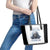 Death Skull Leather Tote Bag When I'm Good I God's Son But When I'm Bad I'm Devil's Dad - Wonder Print Shop
