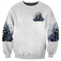 Death Skull Sweatshirt When I'm Good I God's Son But When I'm Bad I'm Devil's Dad - Wonder Print Shop