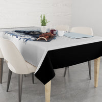 Death Skull Tablecloth When I'm Good I God's Son But When I'm Bad I'm Devil's Dad - Wonder Print Shop