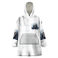 Death Skull Wearable Blanket Hoodie When I'm Good I God's Son But When I'm Bad I'm Devil's Dad - Wonder Print Shop