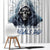 Death Skull Window Curtain When I'm Good I God's Son But When I'm Bad I'm Devil's Dad - Wonder Print Shop