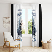 Death Skull Window Curtain When I'm Good I God's Son But When I'm Bad I'm Devil's Dad - Wonder Print Shop