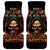 Flame Skull Car Mats When I Was Born The Devil Said Oh Shit Compettion - Wonder Print Shop