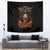 Flame Skull Tapestry When I Was Born The Devil Said Oh Shit Compettion - Wonder Print Shop