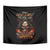 Flame Skull Tapestry When I Was Born The Devil Said Oh Shit Compettion - Wonder Print Shop