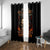 Flame Skull Window Curtain When I Was Born The Devil Said Oh Shit Compettion - Wonder Print Shop