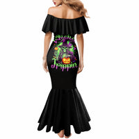 Pumpkin Witch Skull Mermaid Dress Witches Be Trippin - Wonder Print Shop