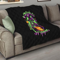 Pumpkin Witch Skull Quilt Witches Be Trippin - Wonder Print Shop