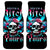 Butterfly Skull Car Mats Yes I'm Bitch But Not Your - Wonder Print Shop