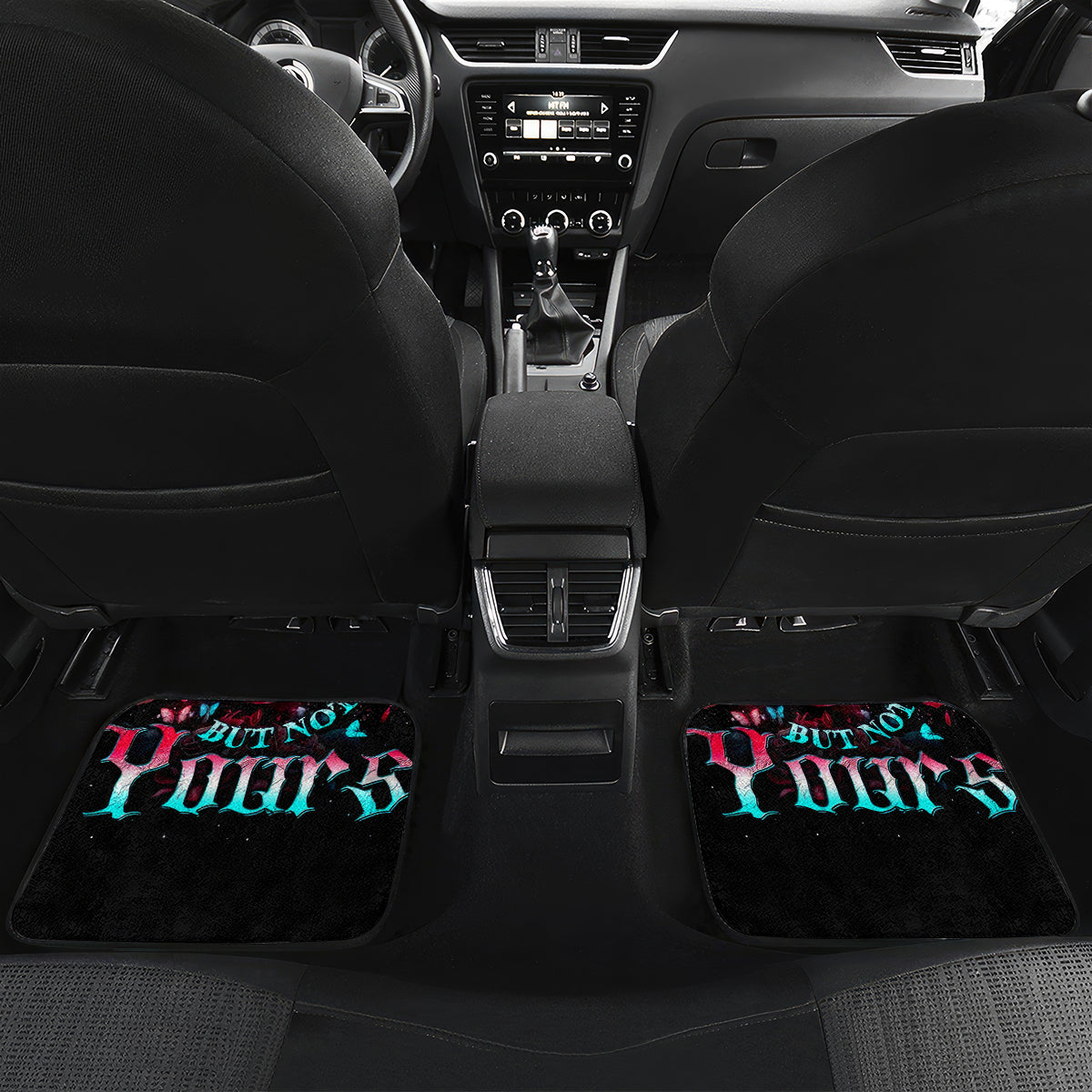 Butterfly Skull Car Mats Yes I'm Bitch But Not Your - Wonder Print Shop