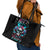 Butterfly Skull Leather Tote Bag Yes I'm Bitch But Not Your - Wonder Print Shop