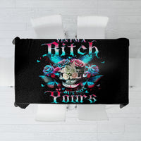Butterfly Skull Tablecloth Yes I'm Bitch But Not Your - Wonder Print Shop